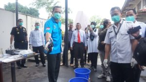 BNNP DIY Musnahkan Shabu Seberat 2.155 Gram dan CL (Clandestine Lab)