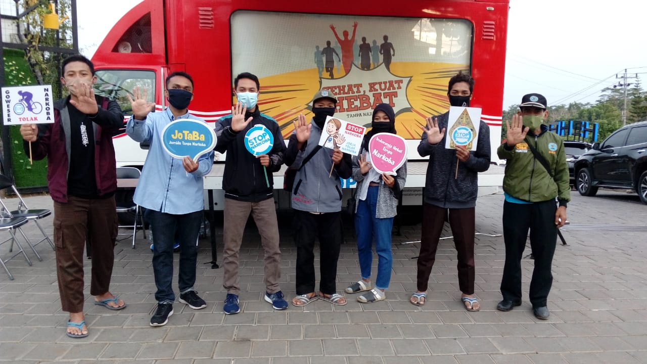 Sosialisasi P4GN Oleh Tim P4GN Terpadu BNNP DIY di HEHA Sky View Gunung Kidul