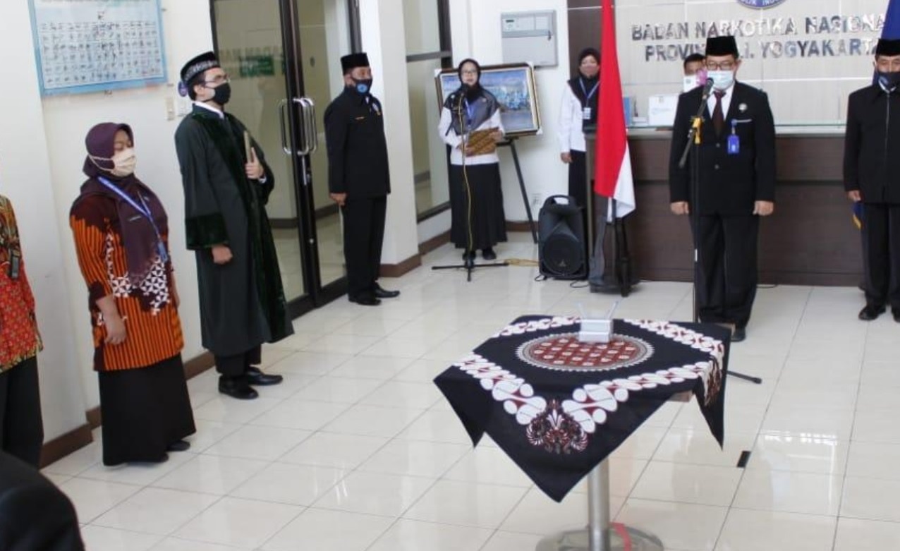 Kepala BNNP DIY Lantik Kepala Bidang Pemberantasan