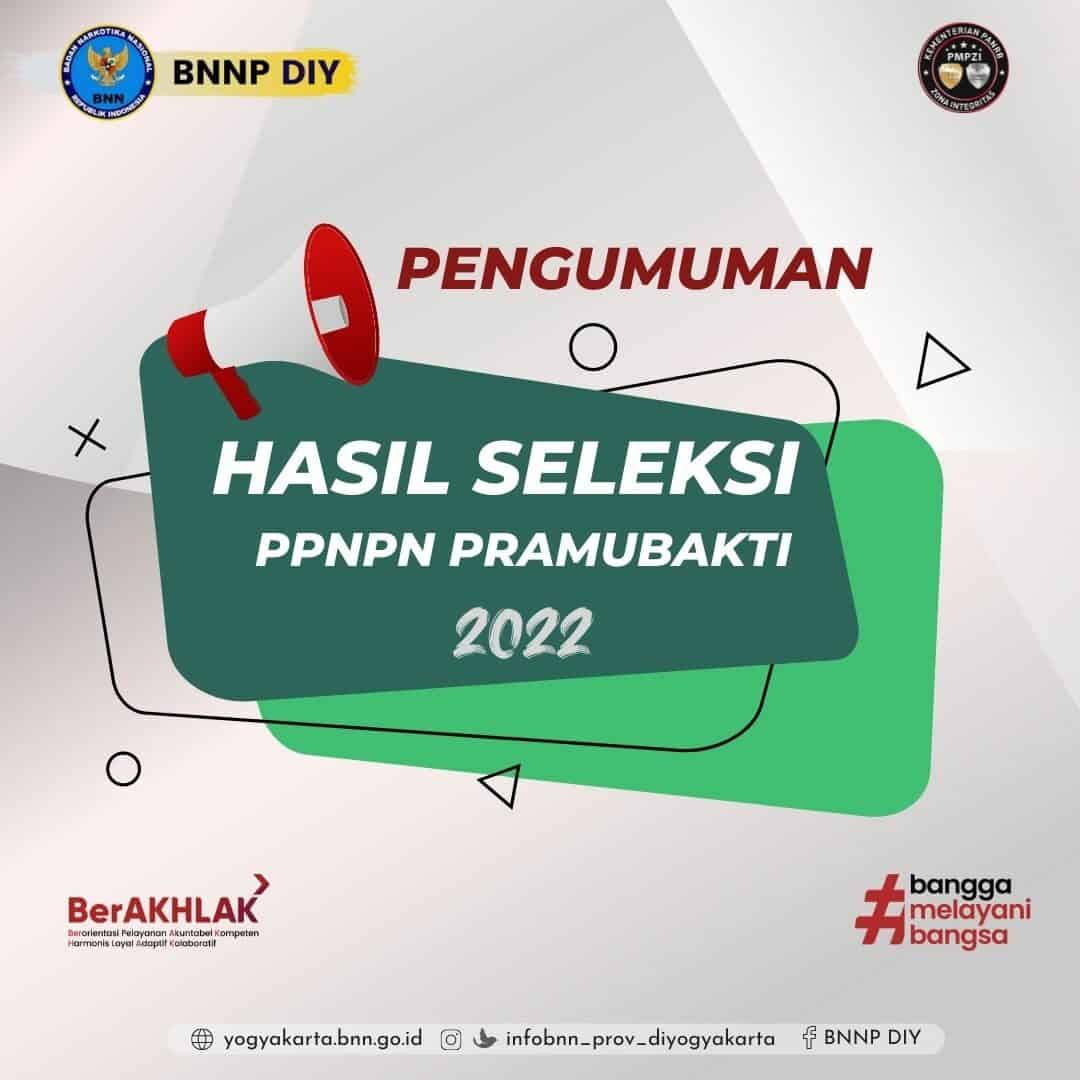 Hasil Akhir Seleksi Penerimaan PPNPN Pramubakti 2022