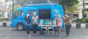 BNNP DIY Buka Gerai Stand KIE di Teras Malioboro, Yogyakarta