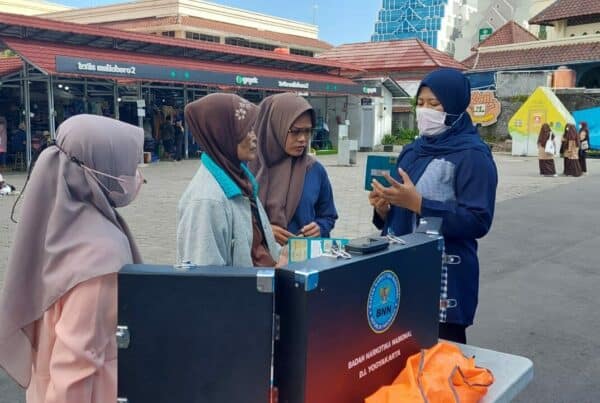BNNP DIY Buka Gerai Stand KIE di Teras Malioboro, Yogyakarta