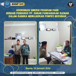 KOORDINASI SINERGI PROGRAM P4GN DENGAN PONPES SUNAN PANDANARAN, SLEMAN
