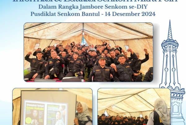 Sosialisasi Pencegahan Narkoba kepada Peserta Diklat Jambore Senkom DIY